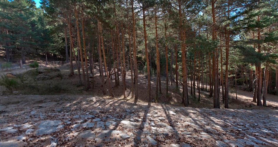 Calzada romana y buena mesa en San Lorenzo de El Escorial